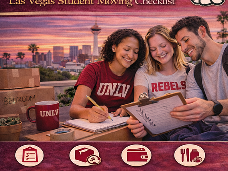 Moving Off Campus Near UNLV: Las Vegas Student Moving Checklist