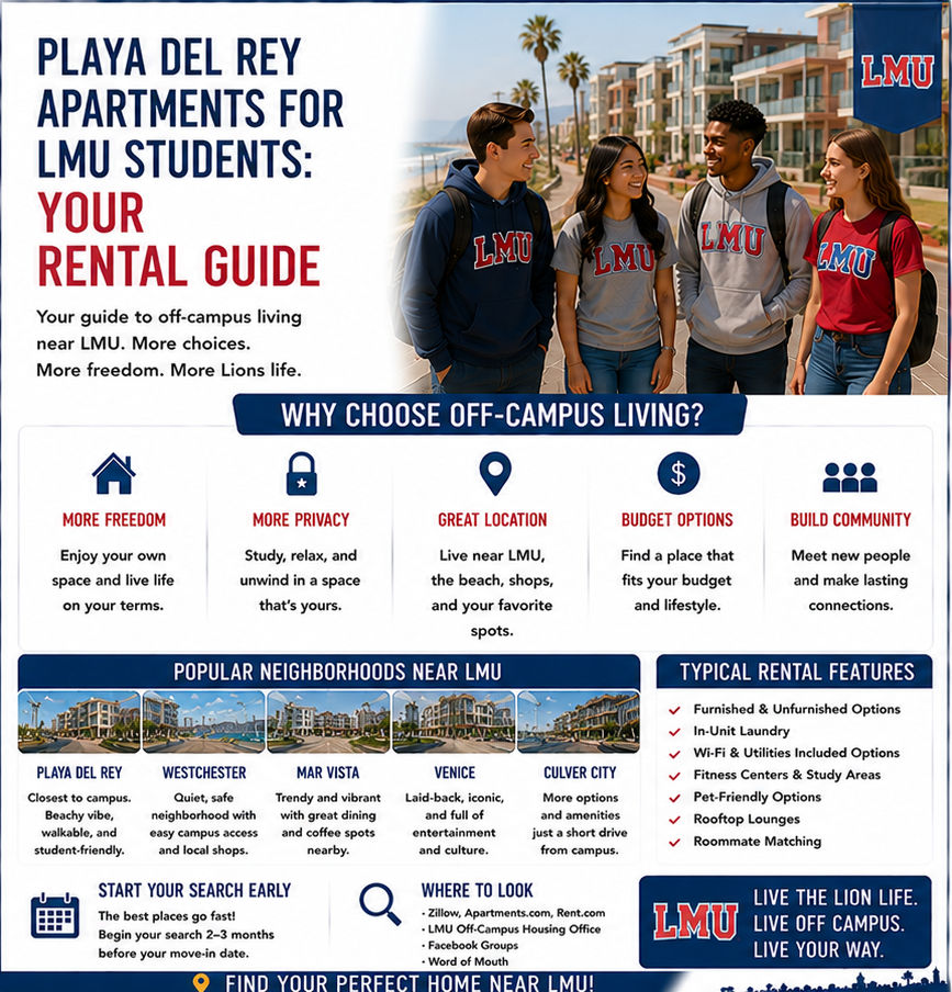 Playa Del Rey Apartments for LMU Students: Your Rental Guide