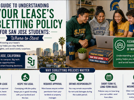 Guide to Understanding Your Lease's Subletting Policy for San Jose Students: Where to Start