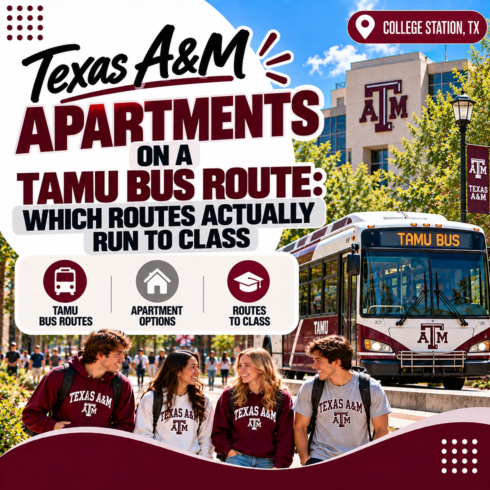 Texas A&M Apartments on a TAMU Bus Route: Which Routes Actually Run to Class