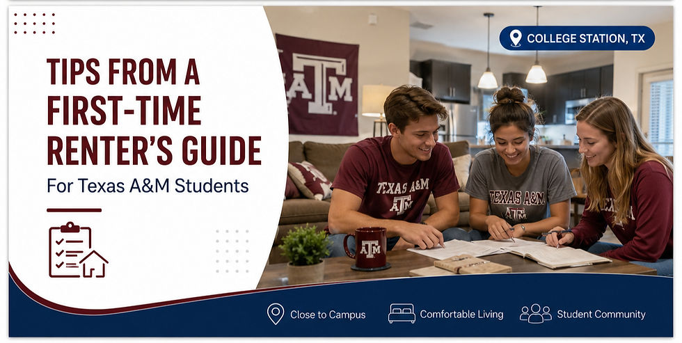 first-time renter's guide for texas a&m students