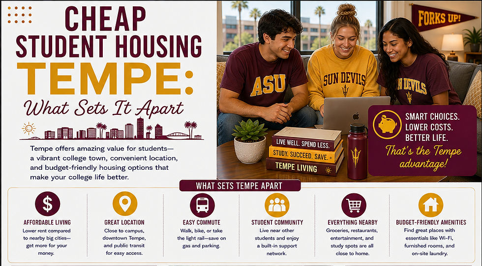cheap student housing tempe 