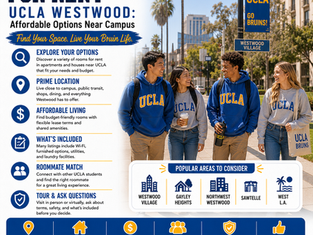 Room for Rent UCLA Westwood: Affordable Options Near Campus
