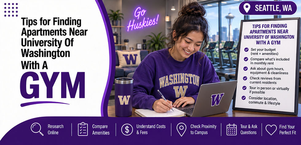 apartments near university of washington with a gym