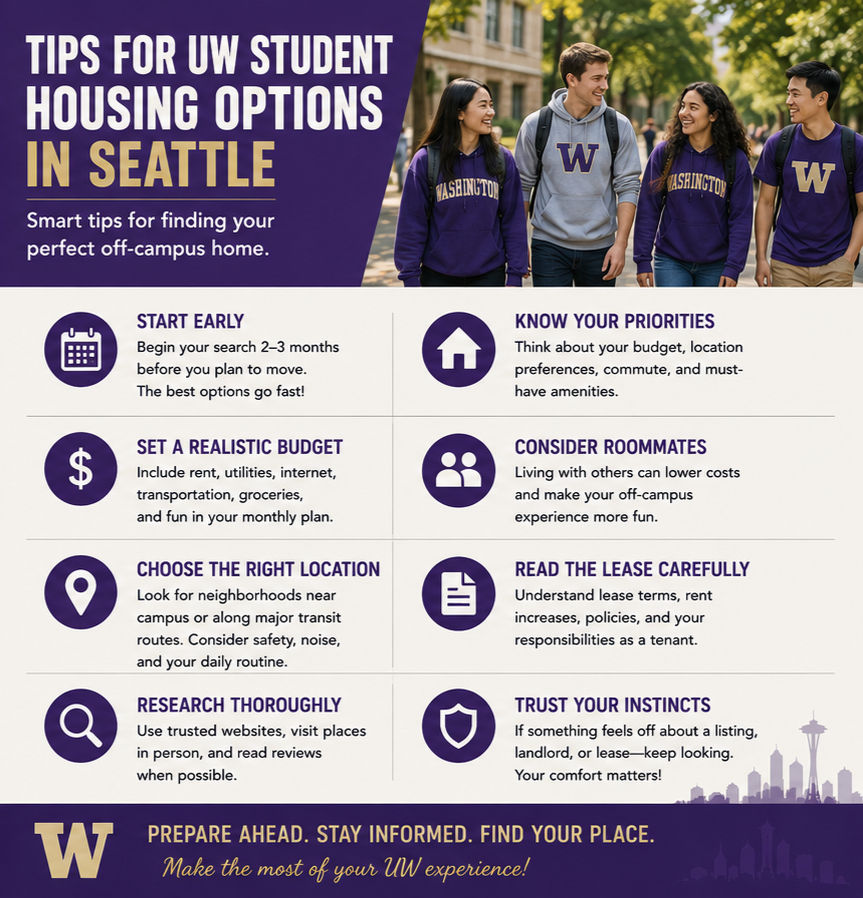 uw student housing options seattle