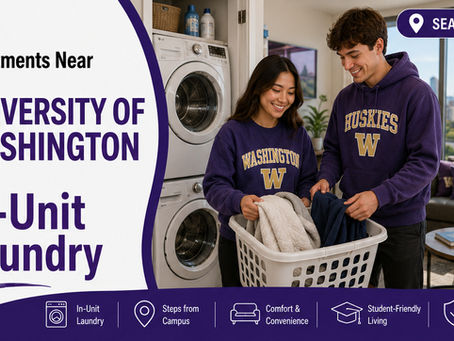 Apartments Near the University of Washington with In-Unit Laundry
