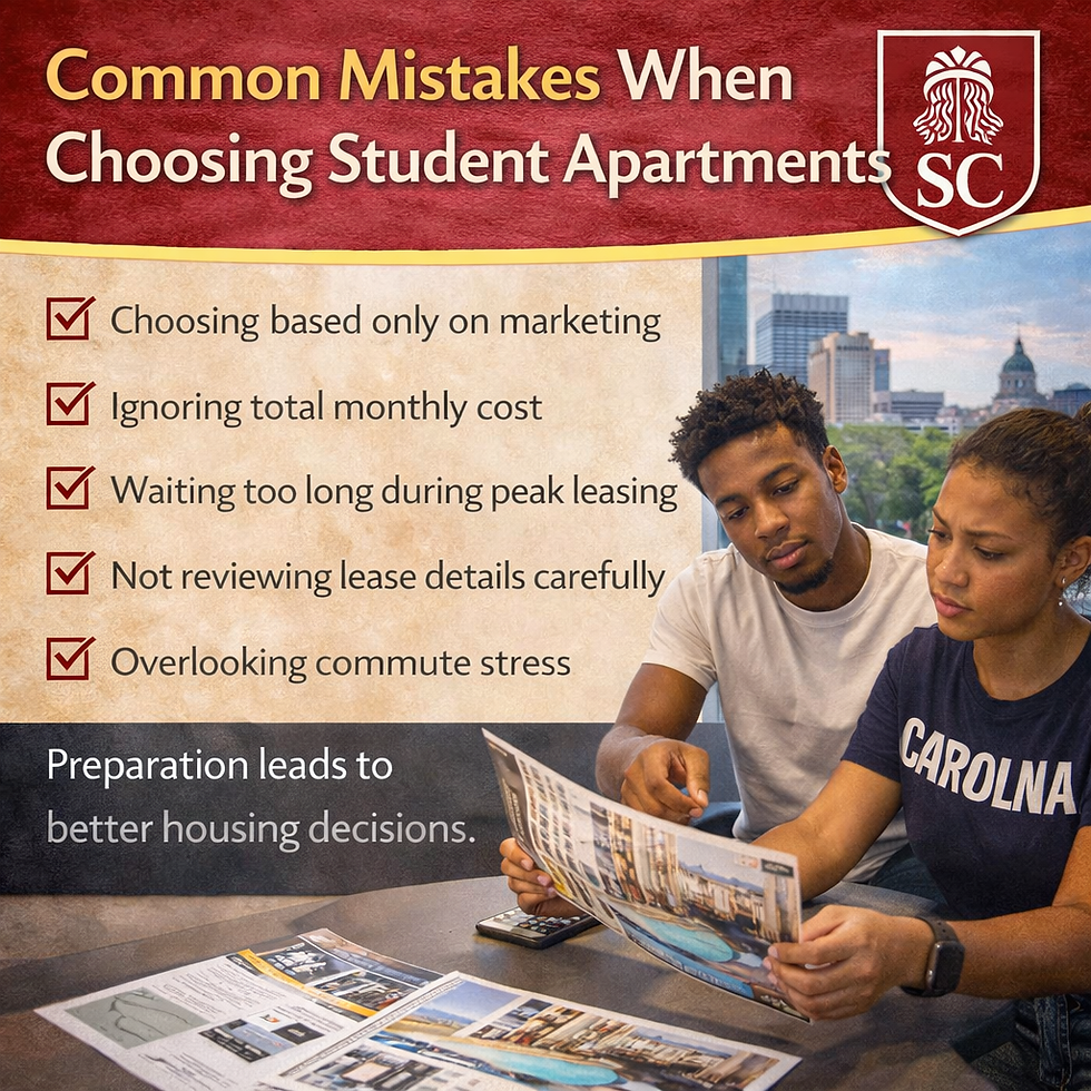 student apartments Columbia SC