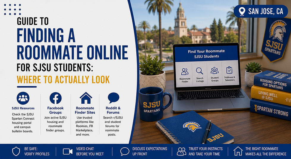 guide to finding a roommate online for sjsu students