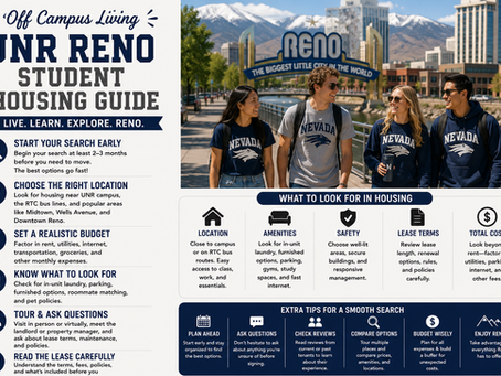 Off Campus Living UNR Reno: Student Housing Guide