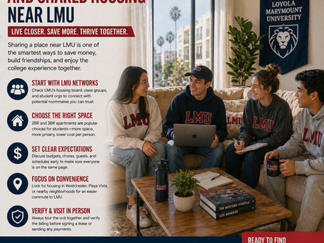 Finding Roommates and Shared Housing Near LMU in Los Angeles