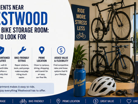 Apartments Near Westwood With A Bike Storage Room: What to Look For