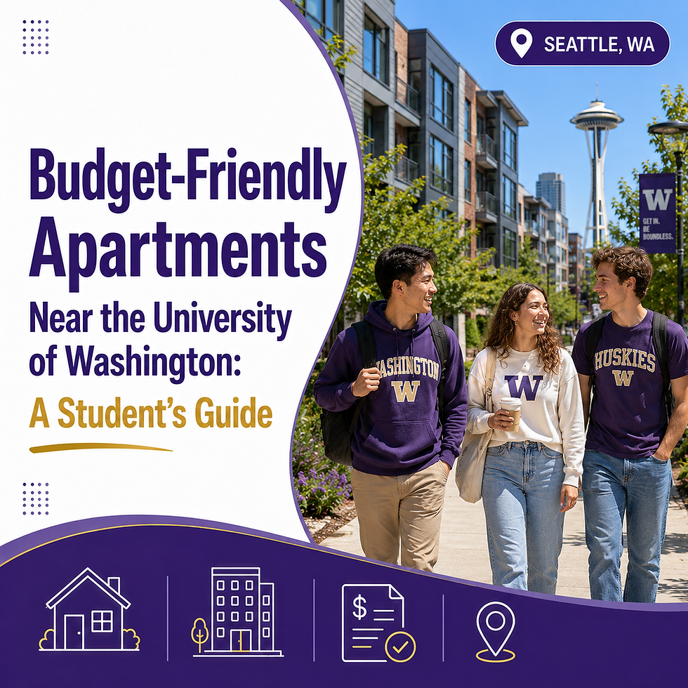 budget friendly apartments near university of washington