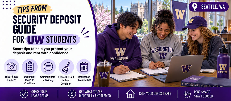 security deposit guide for uw students
