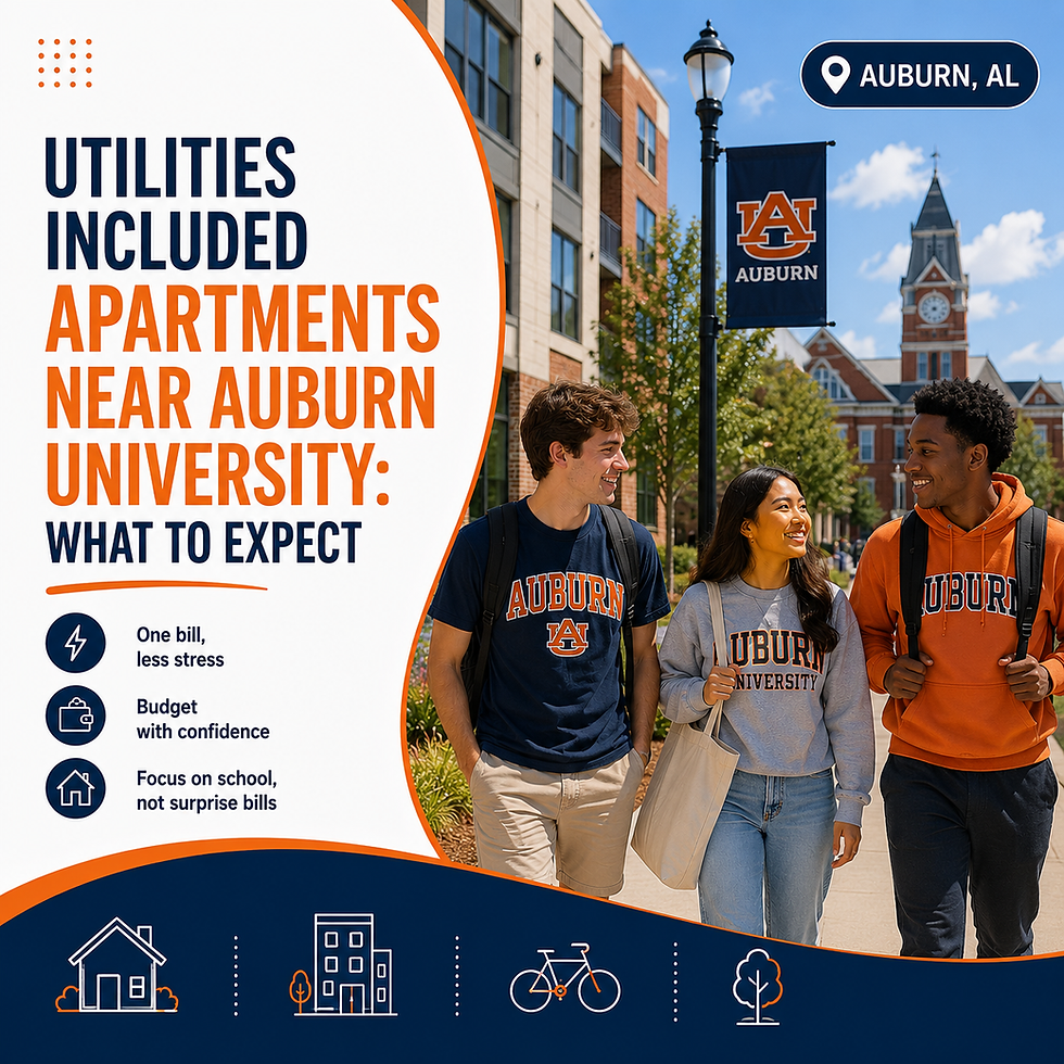 utilities included apartments near auburn university
