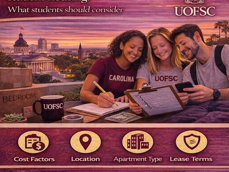 University of South Carolina student housing: What students should consider