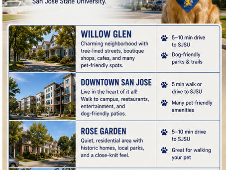 Pet Friendly Apartments Near SJSU: What to Expect and What They Cost
