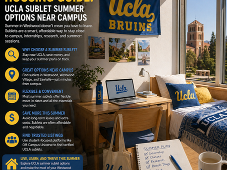 Westwood Housing Guide: UCLA Sublet Summer Options Near Campus