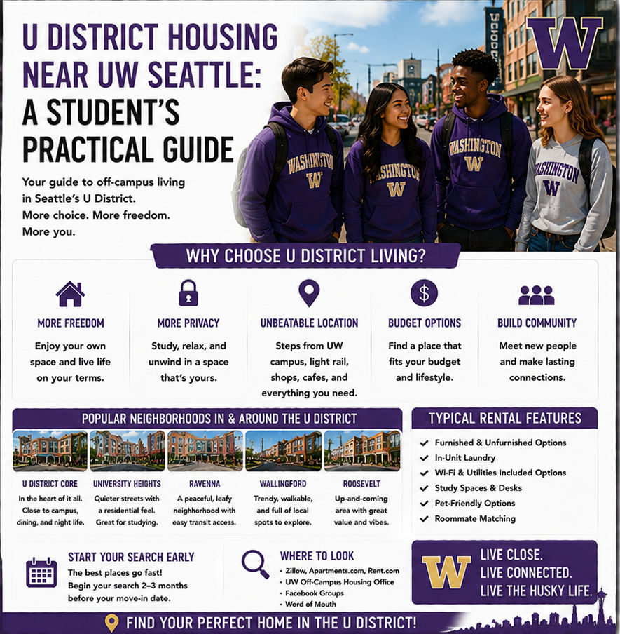 U District Housing Near UW Seattle: A Student's Practical Guide