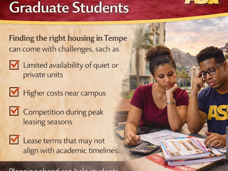 Housing Options for Graduate Students in Tempe