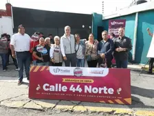 Encabeza Pepe Chedraui trabajos de rehabilitación vial en la colonia San Luis Gonzaga