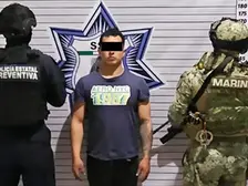 Marina detiene a “El Pelón Caltenco”, presunto líder delincuencial en la zona de Tepeaca