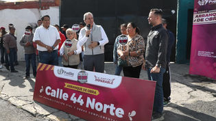 Encabeza Pepe Chedraui trabajos de rehabilitación vial en la colonia San Luis Gonzaga