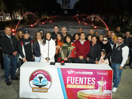 Fortalece gobierno de Pepe Chedraui espacios funcionales con inauguración del mantenimiento de la fuente Hermanos Serdán