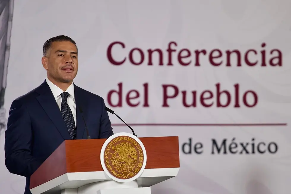 Omar García Harfuch llegó a la Cámara de Diputados para rendir informe ante la Jucopo
