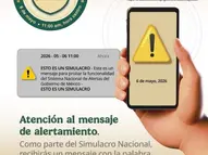 Anuncian Primer Simulacro Nacional 2026; emitirán alerta en celulares el 6 de mayo