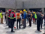 Cámara de Diputados realiza simulacro anual de sismo con retraso y contradicciones