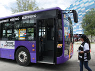 Estos son los nuevos autobuses eléctricos en Puebla