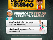 Gobierno de Pepe Chedraui informa: sismo sin afectaciones y con correcta activación de alertas