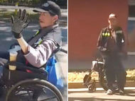 Sorprenden a un hombre que finge ser inválido para pedir limosna