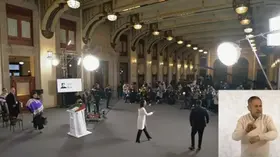 Conferencia de Sheinbaum tuvo que ser suspendida momentáneamente por sismo