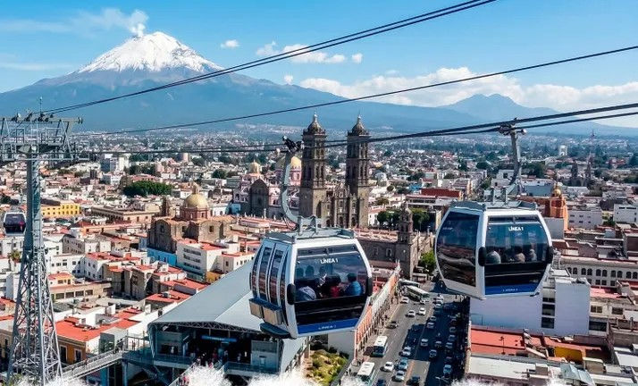 Cablebús de Puebla: arrancan obras en los parques Juárez, Ecológico y Amalucan