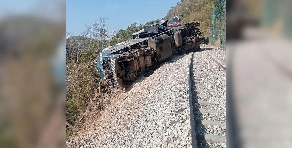 FGR abre carpeta de investigación por descarrilamiento del tren Transístmico