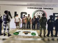 Operativos en Chiapas dejan ocho detenidos