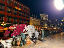 Mantiene Ayuntamiento de Puebla labores limpieza en Nochebuena; la recolección se suspende el día de Navidad