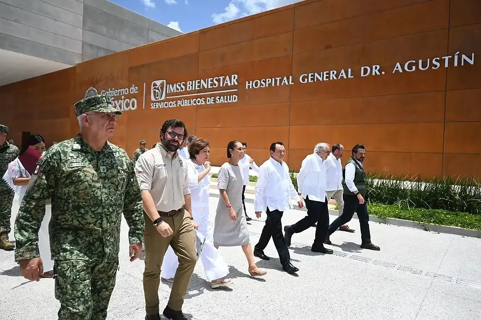 Sheinbaum inaugura en Mérida el hospital Agustín O 'Horán, uno de los más grandes de América Latina