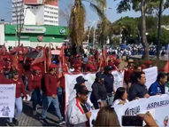Miles de trabajadores marchan en Puebla por el Día Internacional del Trabajo