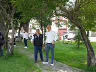 Inspecciona Pepe Chedraui labores de chapeo y rehabilitación en el parque Las Palmas