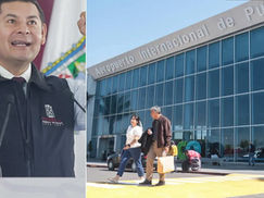 Armenta anuncia inversión de mil millones para modernizar el Aeropuerto Hermanos Serdán