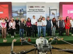 Con maquinaria y apoyos directos, Gobierno Estatal reactiva 200 mil hectáreas de campo
