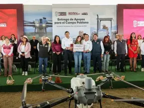 Con maquinaria y apoyos directos, Gobierno Estatal reactiva 200 mil hectáreas de campo