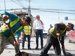 Supervisa Pepe Chedraui campaña “BacheAndo Puebla” en Xochimehuacan
