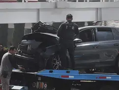 Muere dueña de Golf que provocó carambola en Vía Atlixcáyotl; conductor sigue prófugo