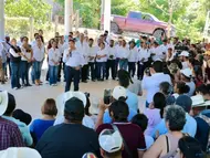 Rehabilitación de puentes y carreteras para conectar comunidades, se compromete Gobernador Armenta con Tenampulco