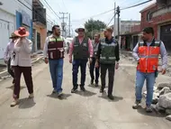 Supervisa Ayuntamiento de Puebla rehabilitación vial en San Felipe Hueyotlipan en marco de la estrategia #CallesAl100