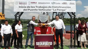 Inician construcción del puente La Panga; en dos minutos se cruzará la presa de Valsequillo