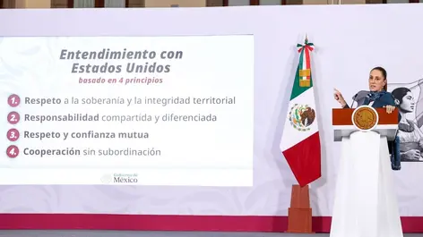 Destaca Sheinbaum que EU reconozca que debe atender su consumo de drogas y tráfico de armas a México